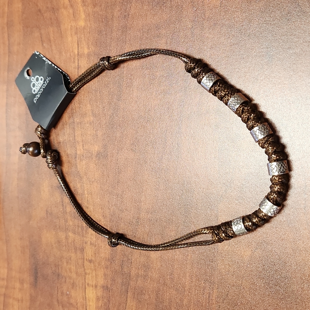 Paparazzi Brown Cord Necklace